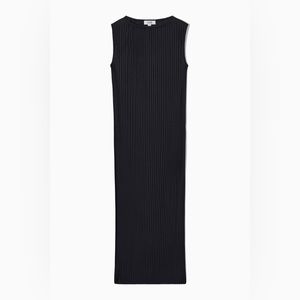 NWT COS || sleeveless pleated maxi dress